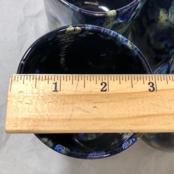 SET of 4 CERAMIC HANDMADE MUGS - Picture 11 of 12